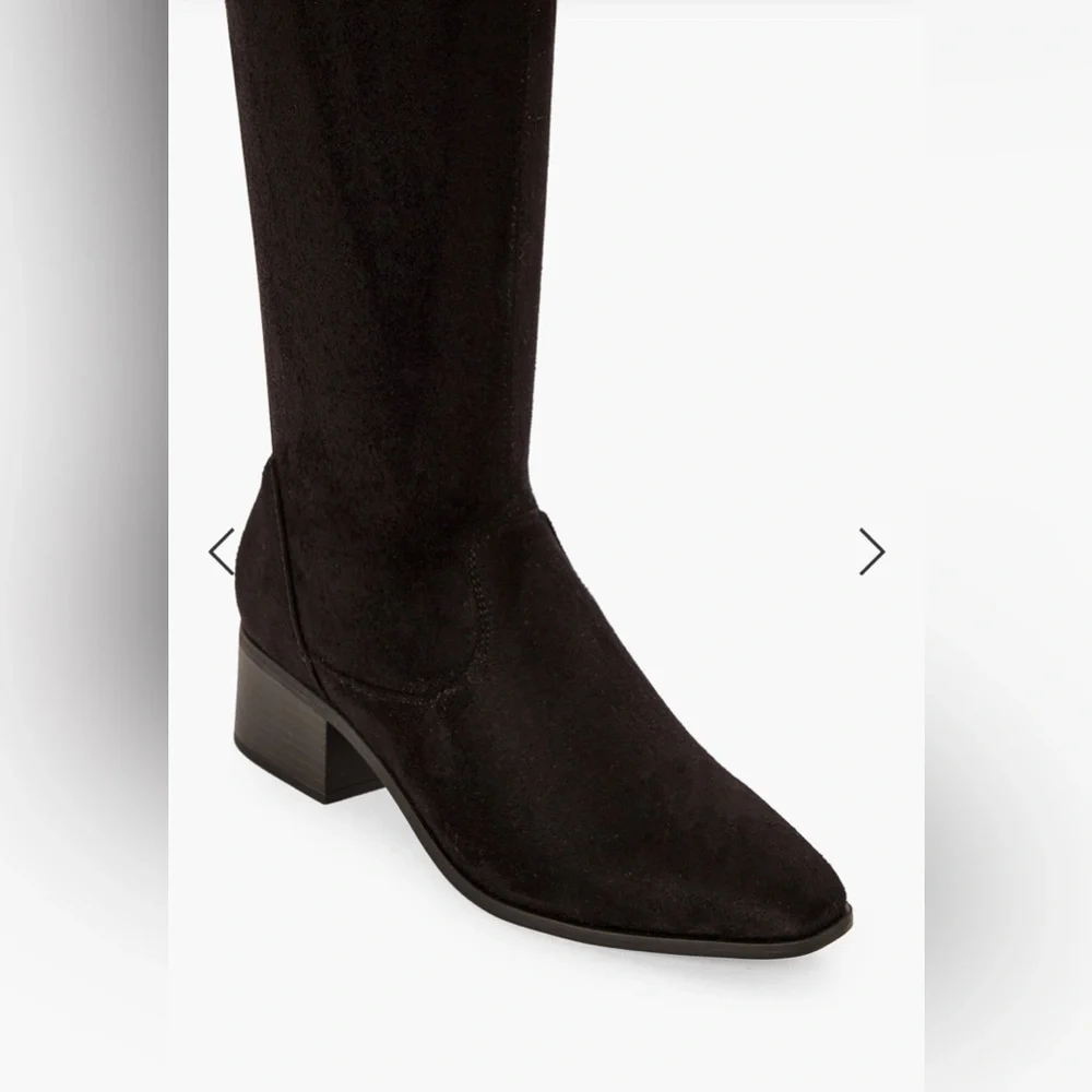 SHOE DAZZLE HANNAH OVER THE KNEE BOOT - BLACK SIZE 10 (NEW WITH TAGS)